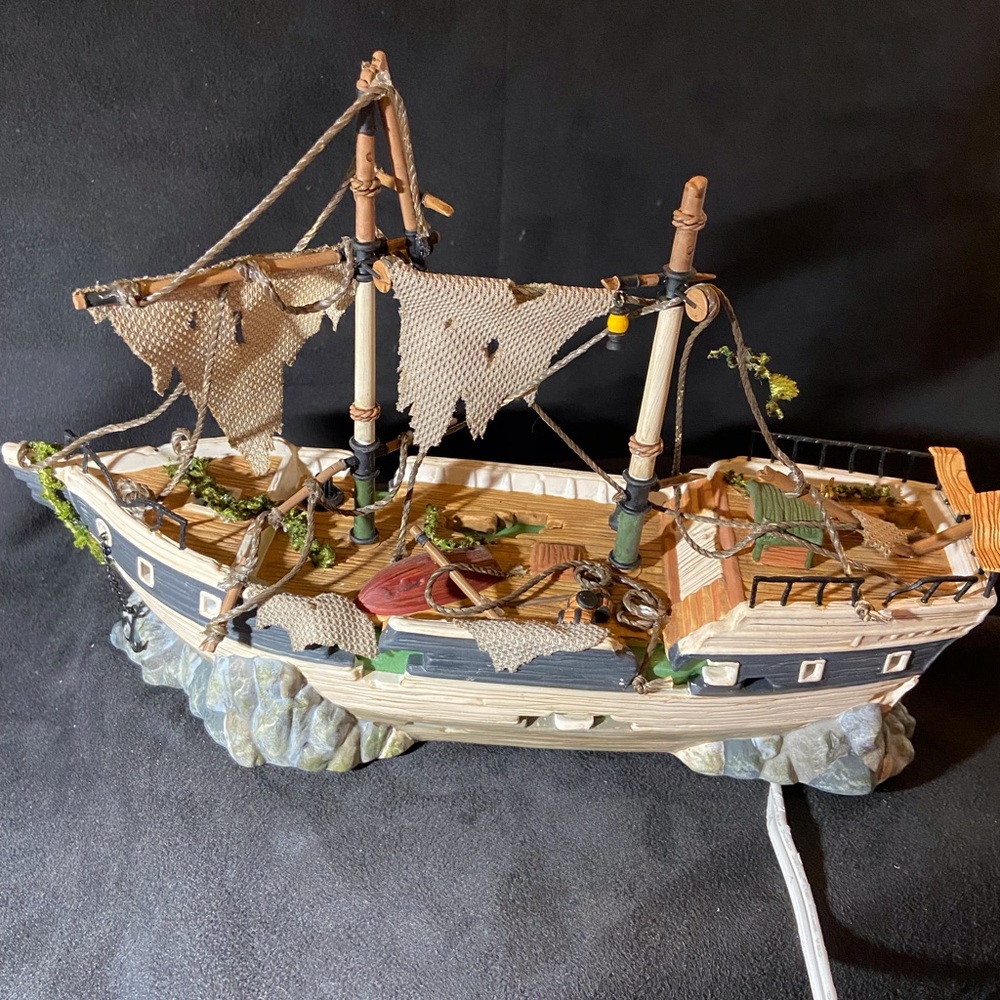 DEPT 56, SNOW VILLAGE, SCARY SCHOONER